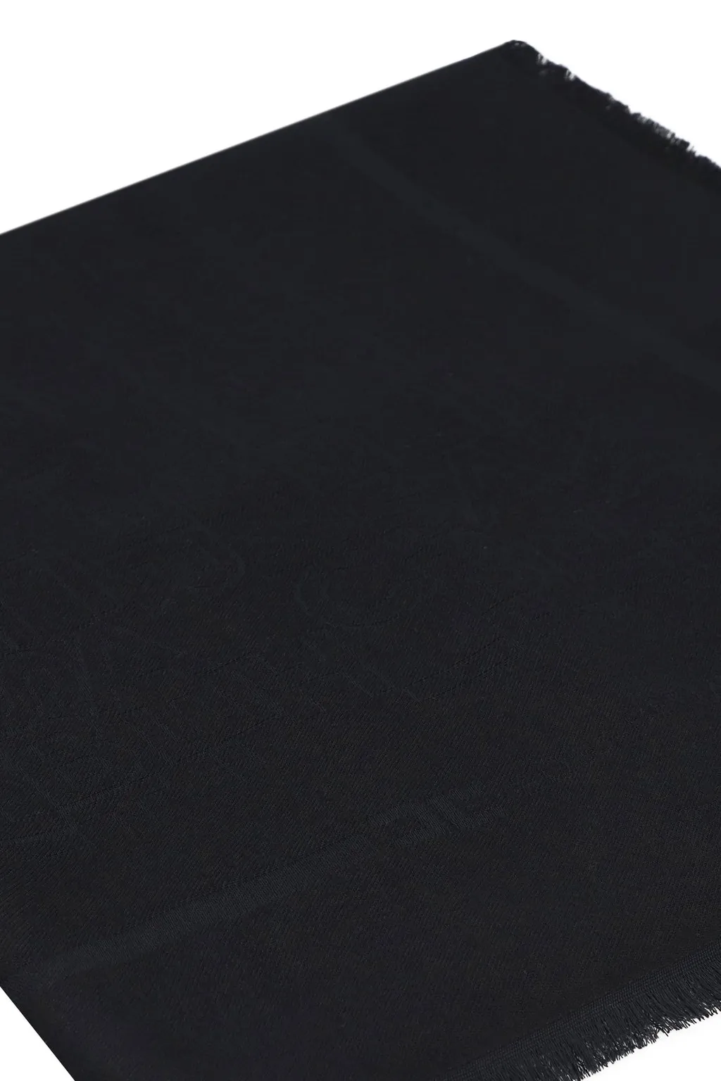 Jacquard Logo Lettering Square Scarf