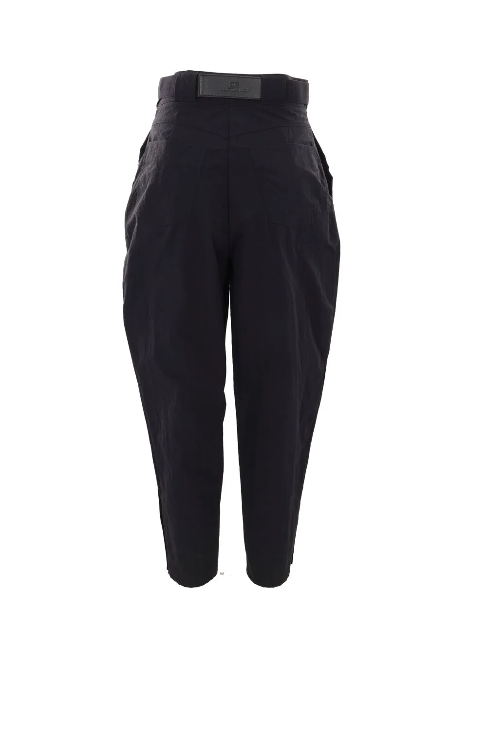 Technical Voile Belted Trousers