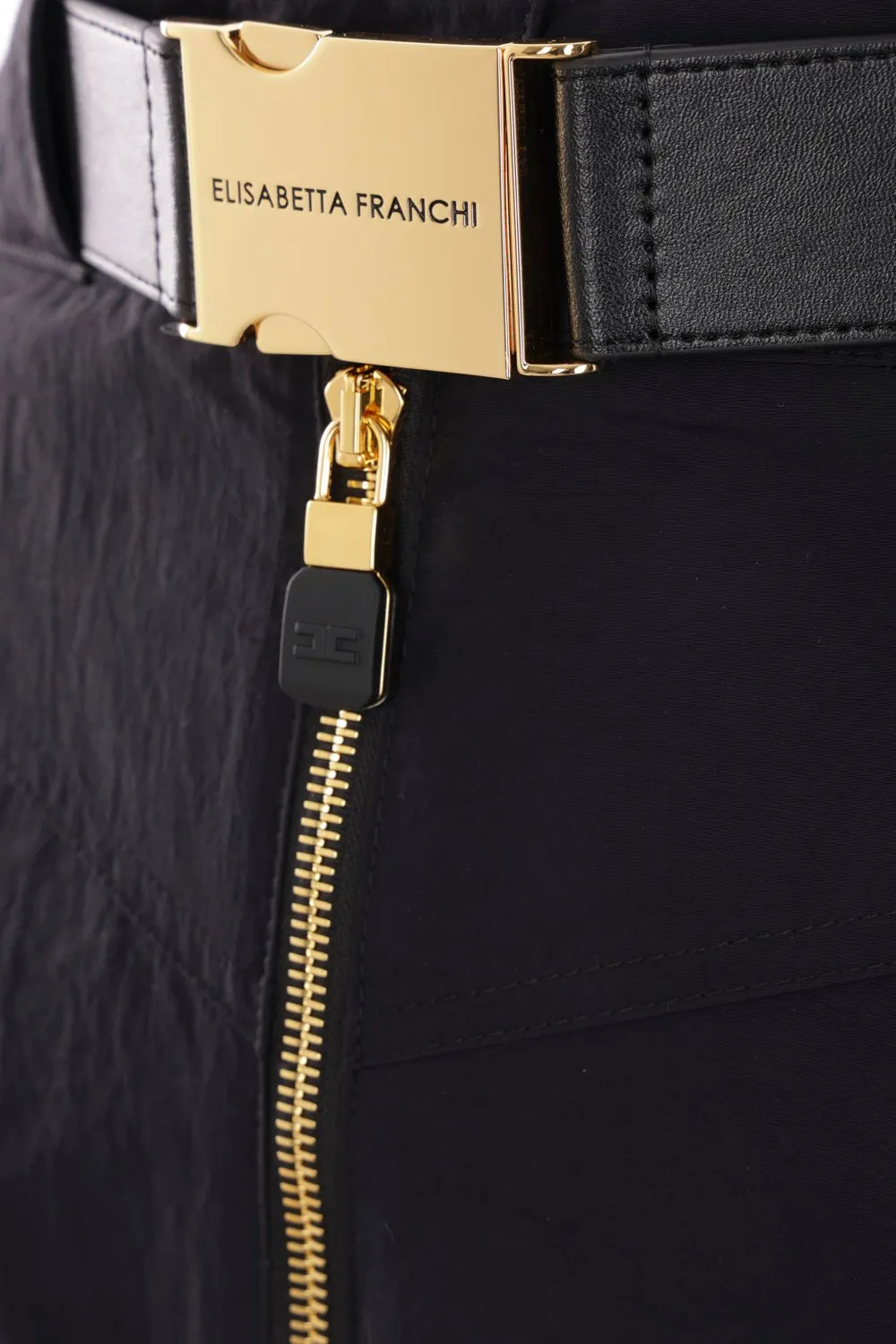 Technical Voile Belted Trousers