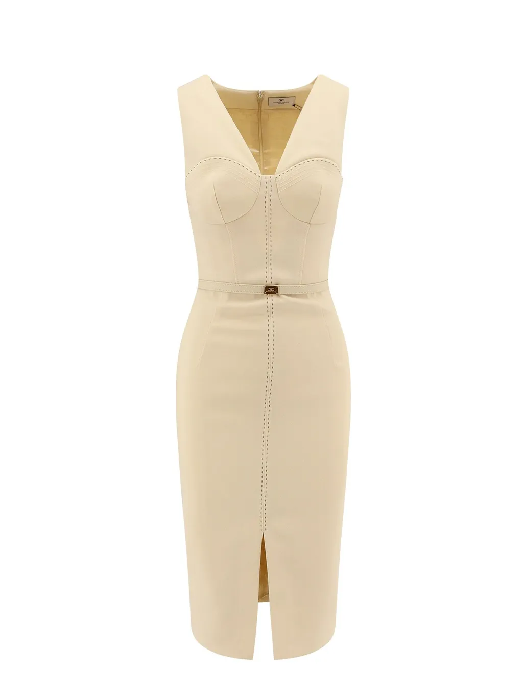Bustier-Style CrÊPe Dress