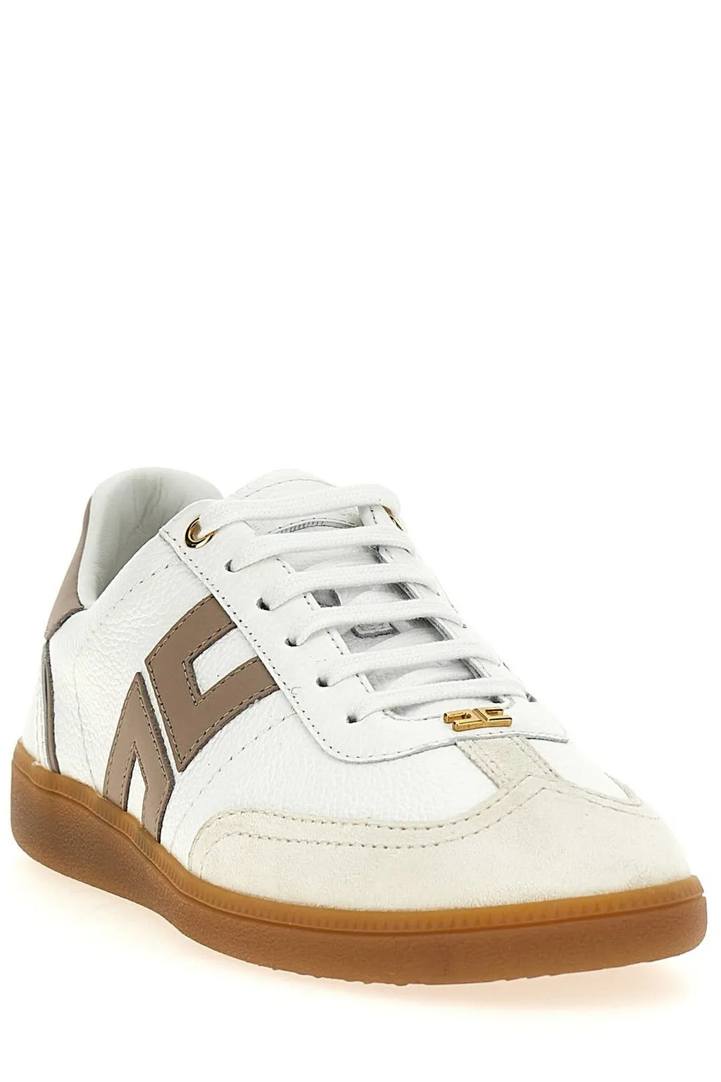 Logo Patch Lace-Up Sneakers