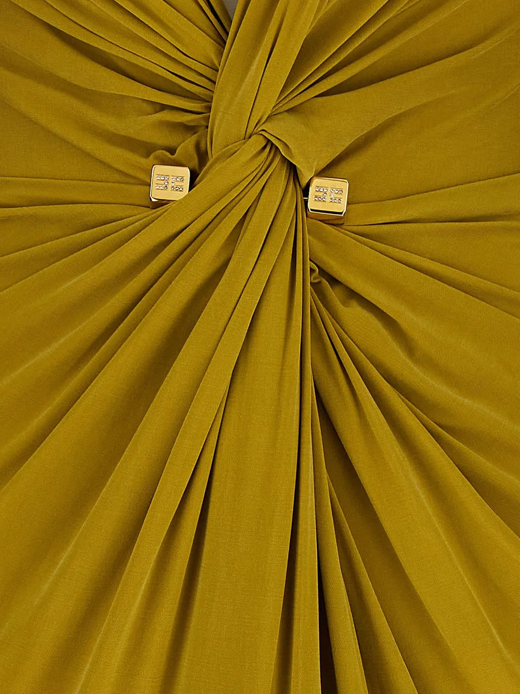 Pierced Jersey Red Carpet Dress