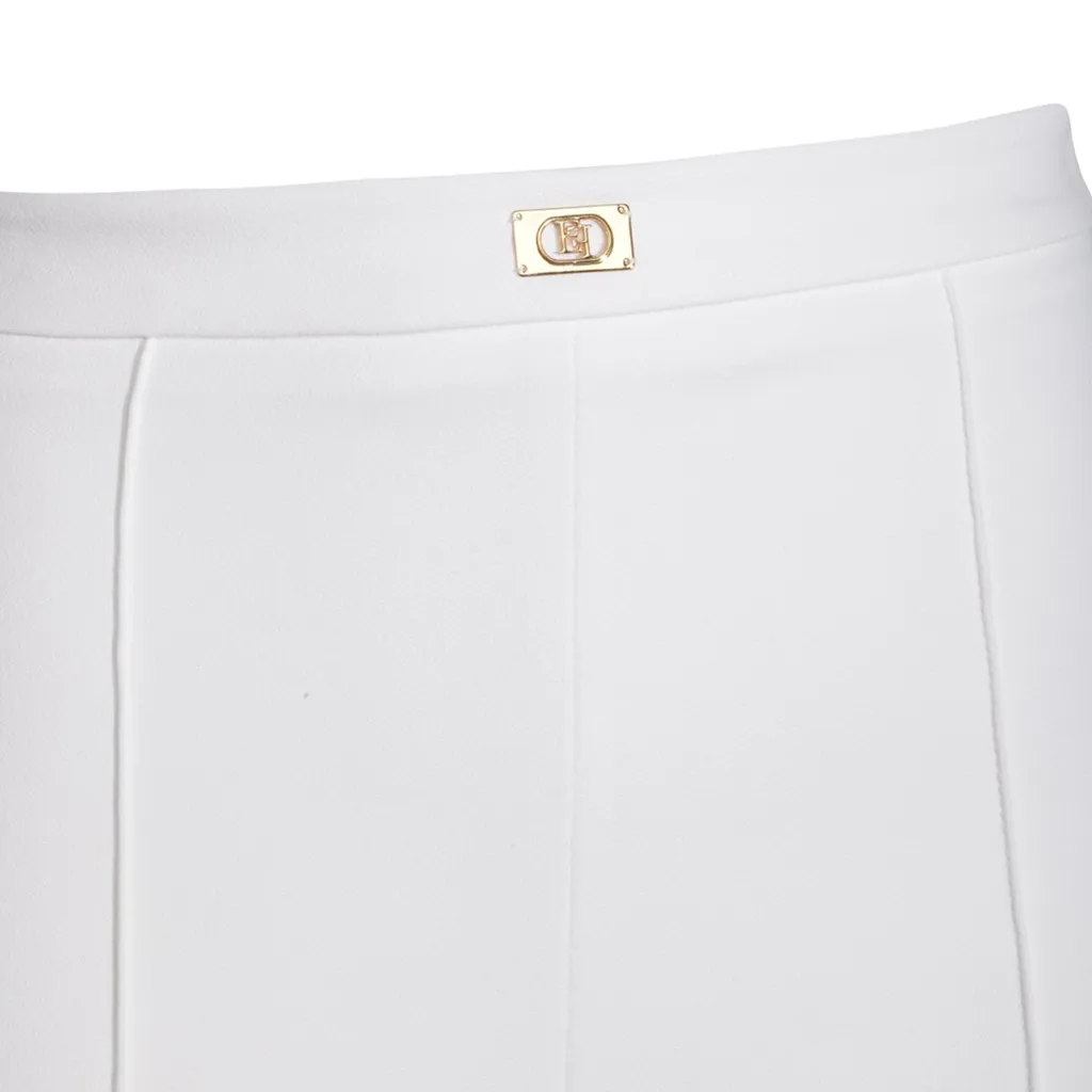 CrÊPe Bell-Bottom Trousers