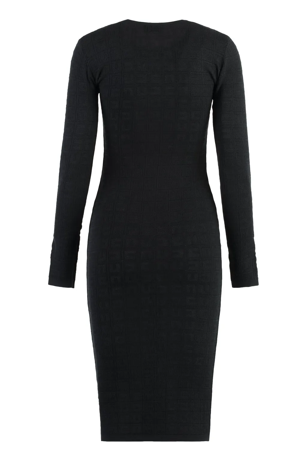Mesh Stitch Midi Dress