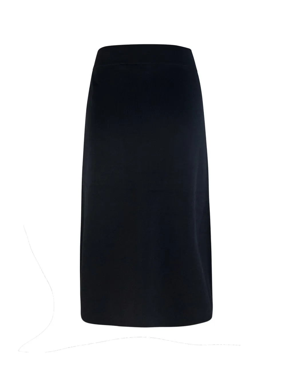 Zipped Midi Pencil Skirt