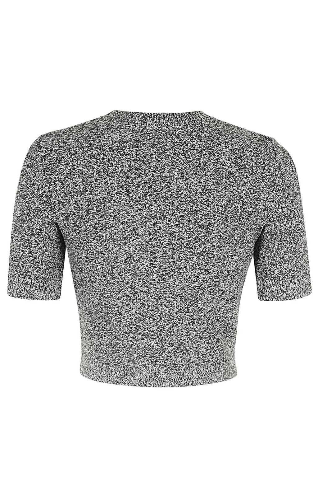 Beaded Embroidered Cropped Top