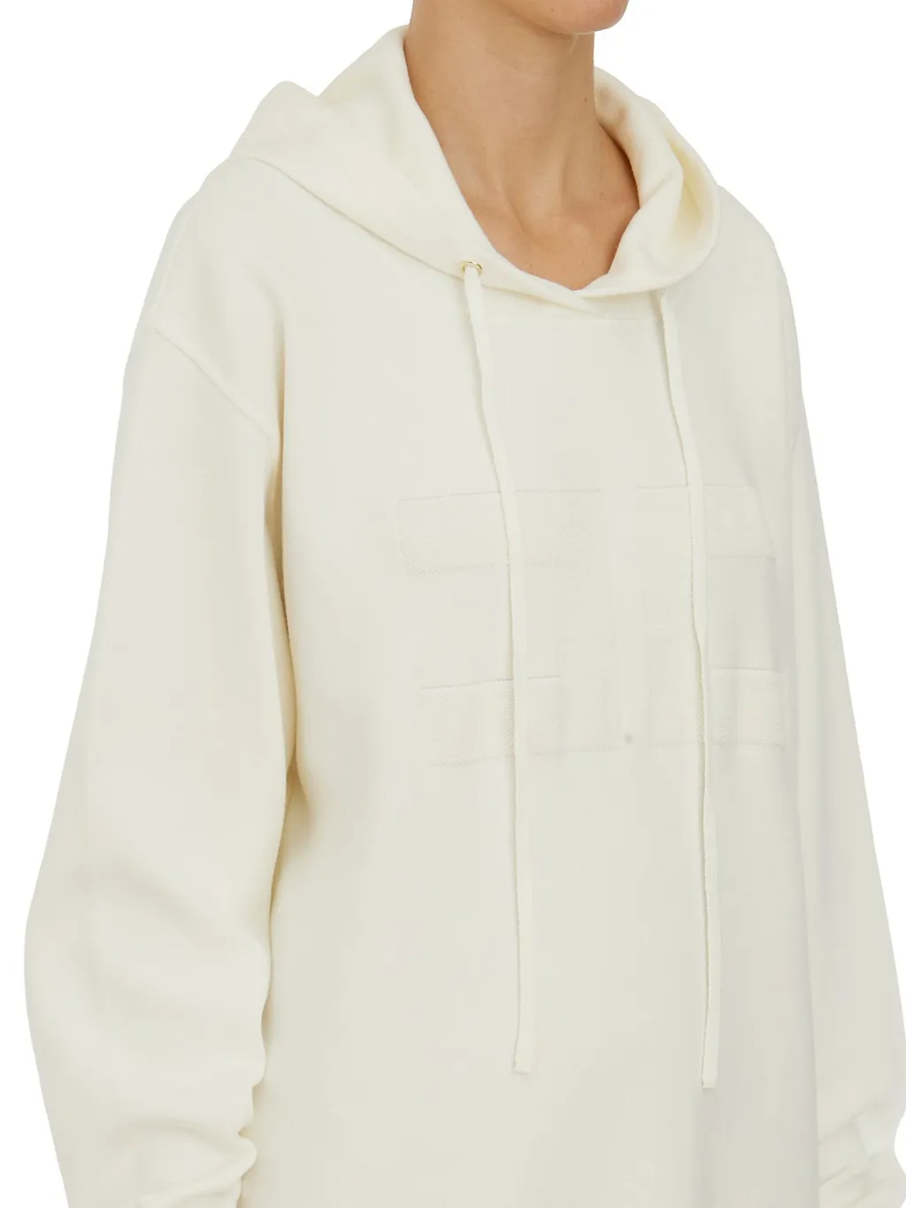 Logo Embroidered Sweatshirt Dress