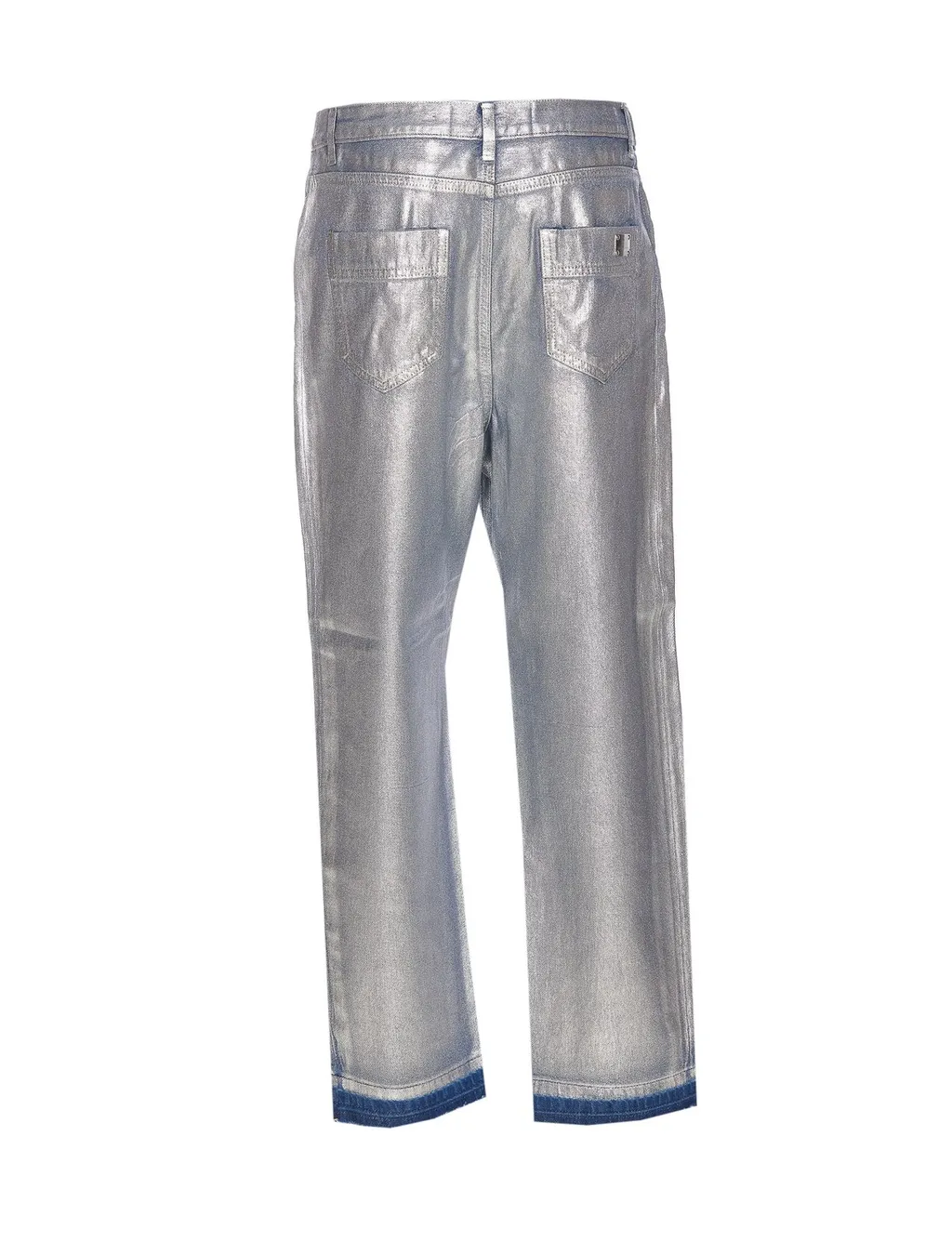 Laminated Boyfriend Jeans