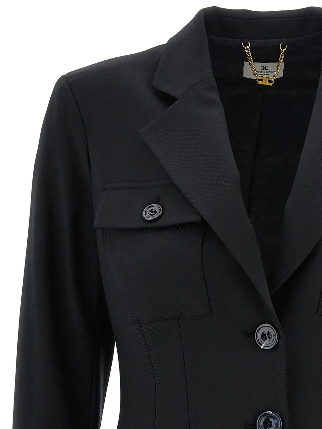 Single-Breasted Tailored Blazer