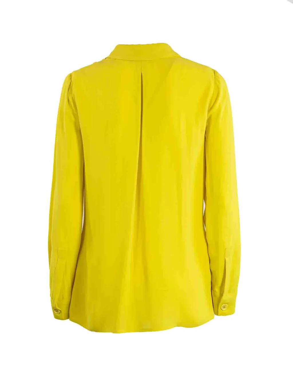 Body-Chain Detail Long-Sleeved Shirt