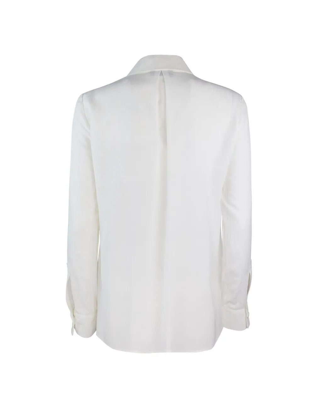Lettering Jacquard Georgette Blouse