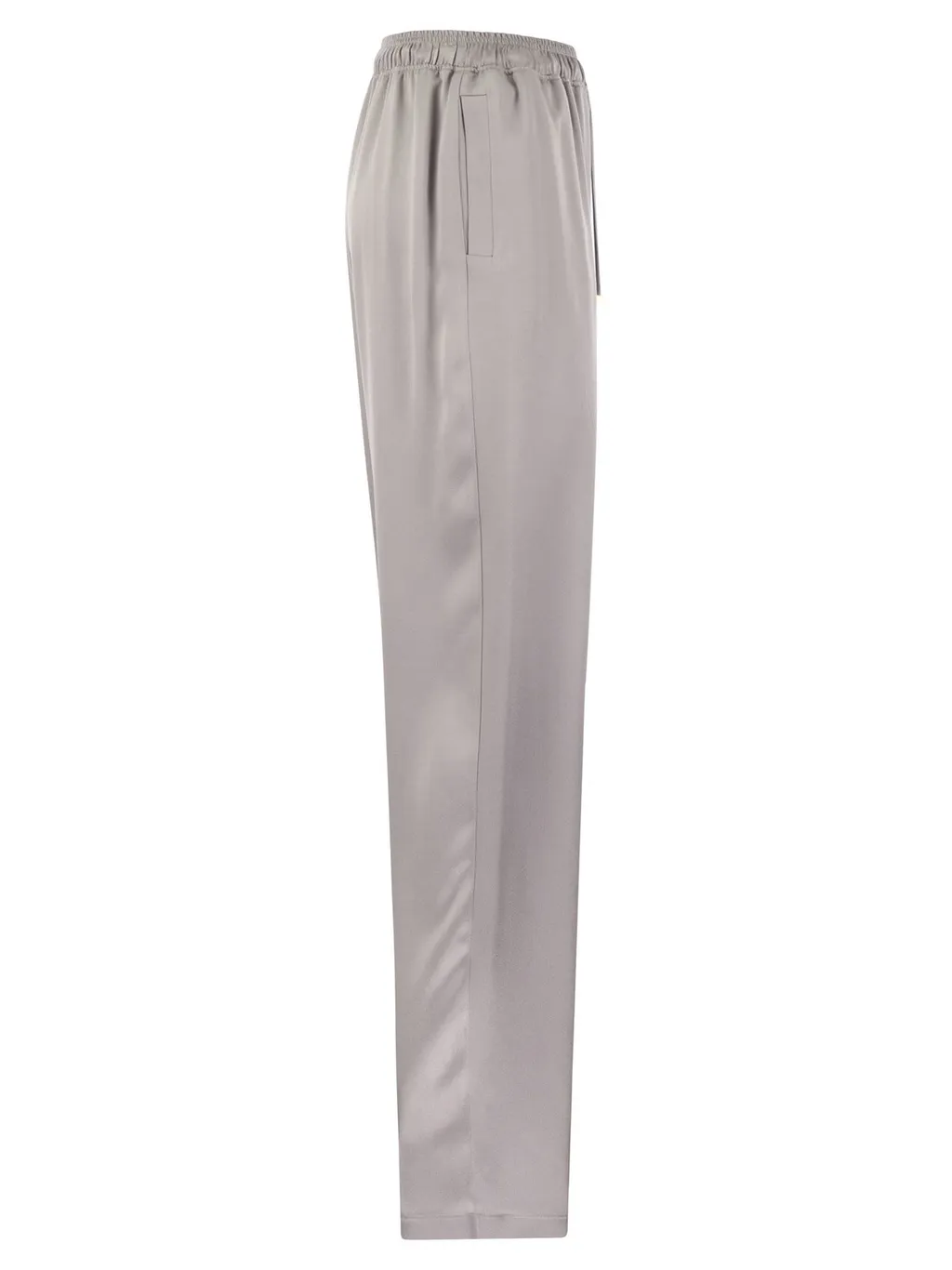 Satin Crepe Jogger Trousers