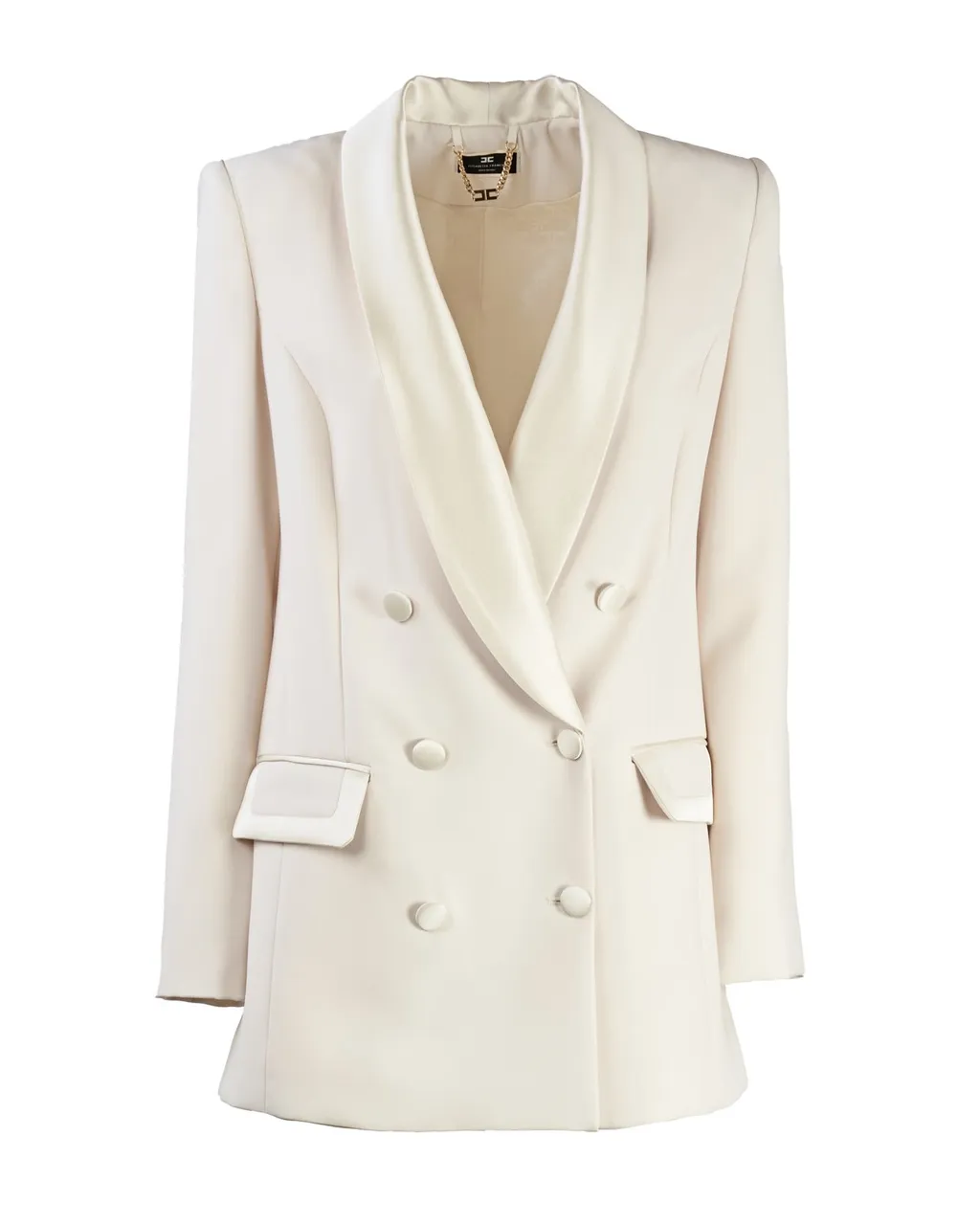 Double Breasted Buttoned Blazer