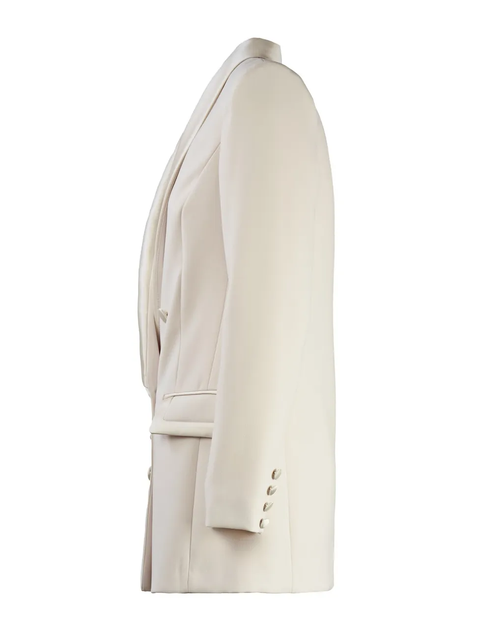 Double Breasted Buttoned Blazer