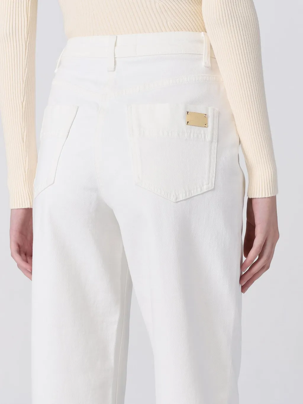 High-Waist Straight Leg Trousers