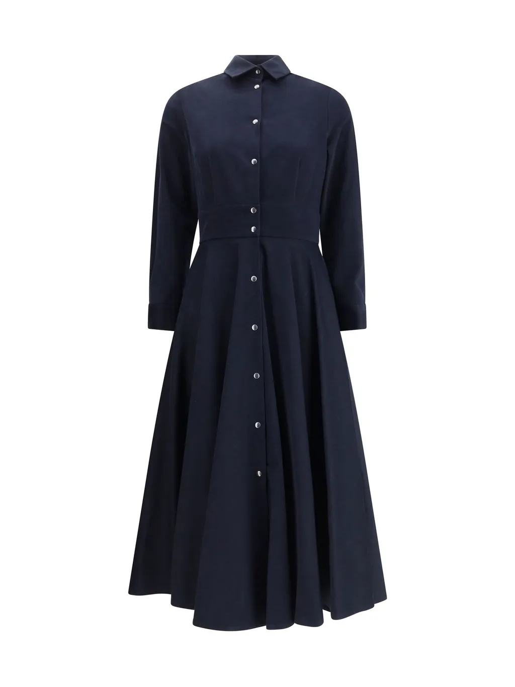 Cosme Button-Down Flared Dress