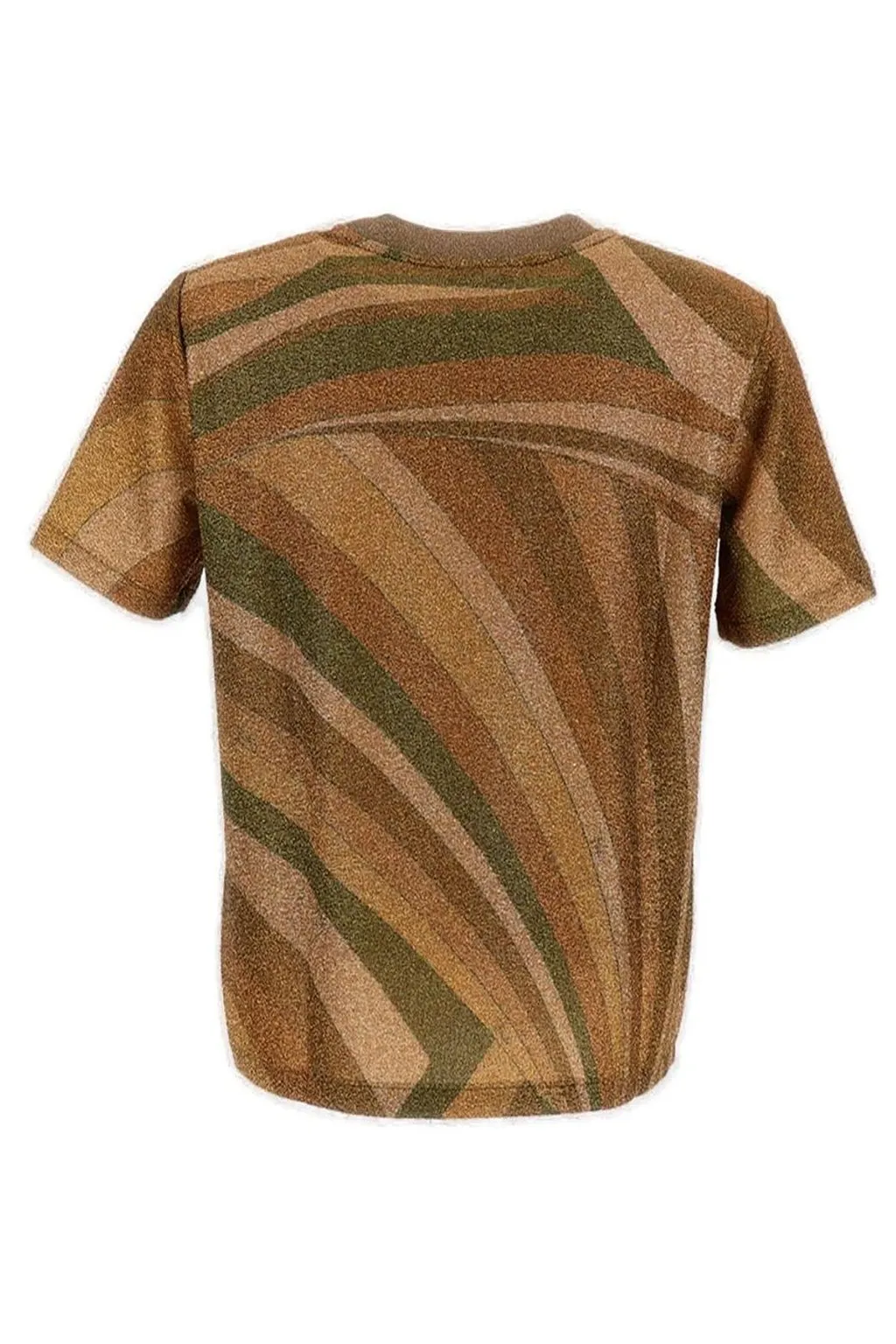 Marmo Print Jersey Lamé T-Shirt
