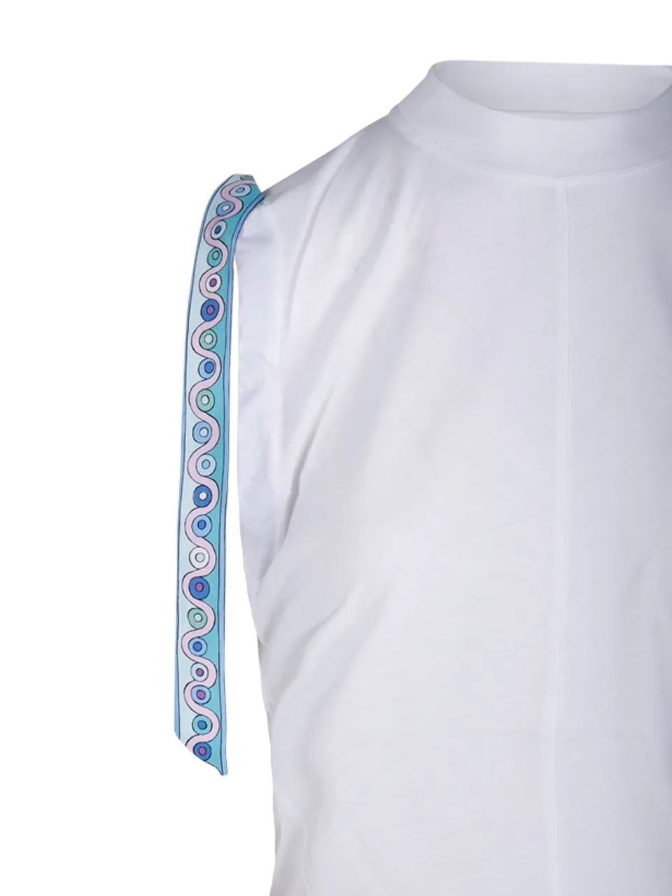 Iride Printed Sleeveless Jersey T-Shirt