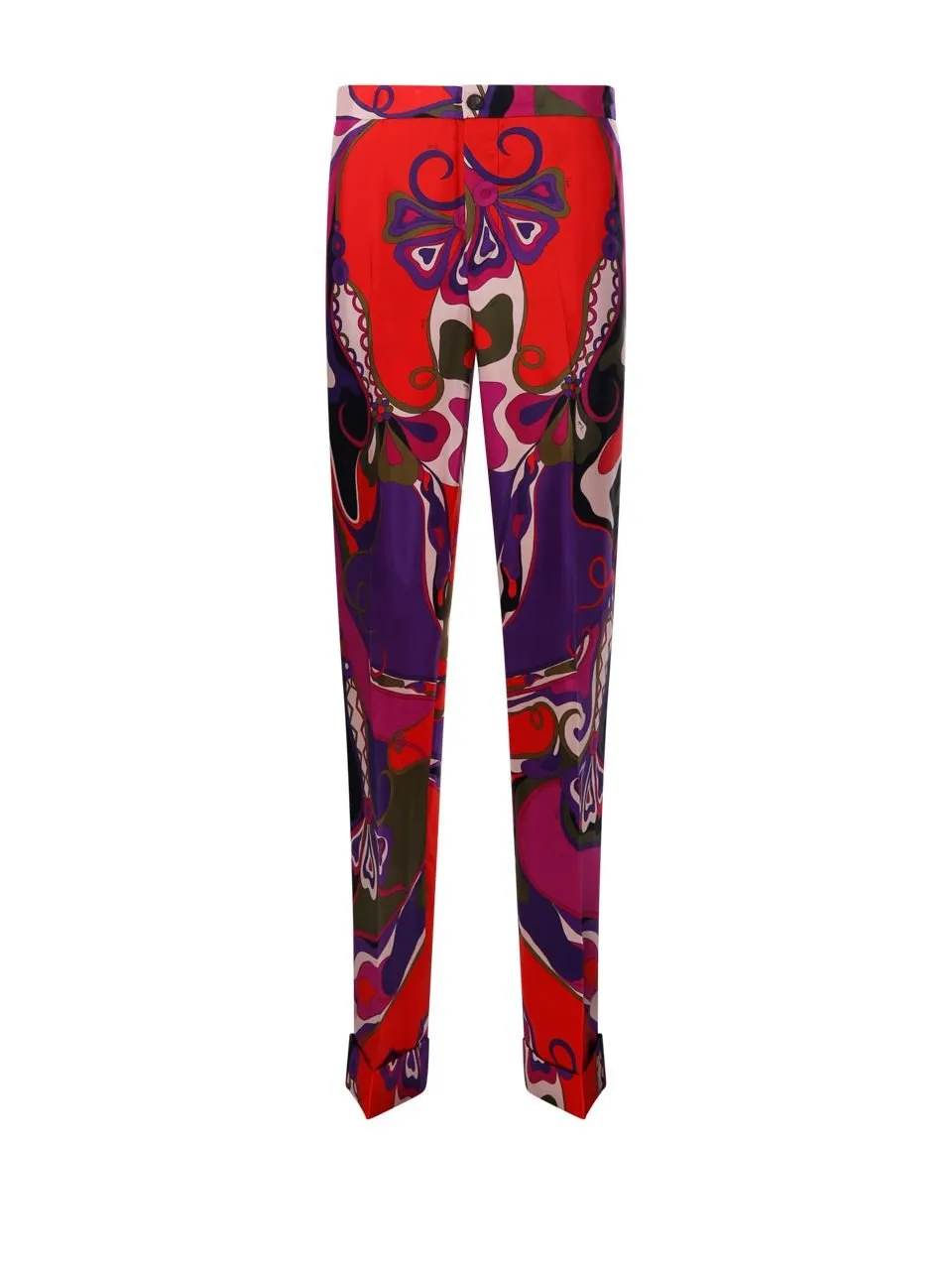 Printed Silk Pants