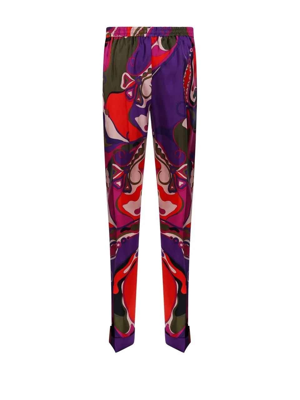 Printed Silk Pants