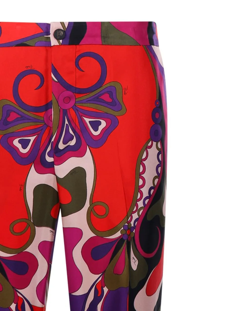 Printed Silk Pants