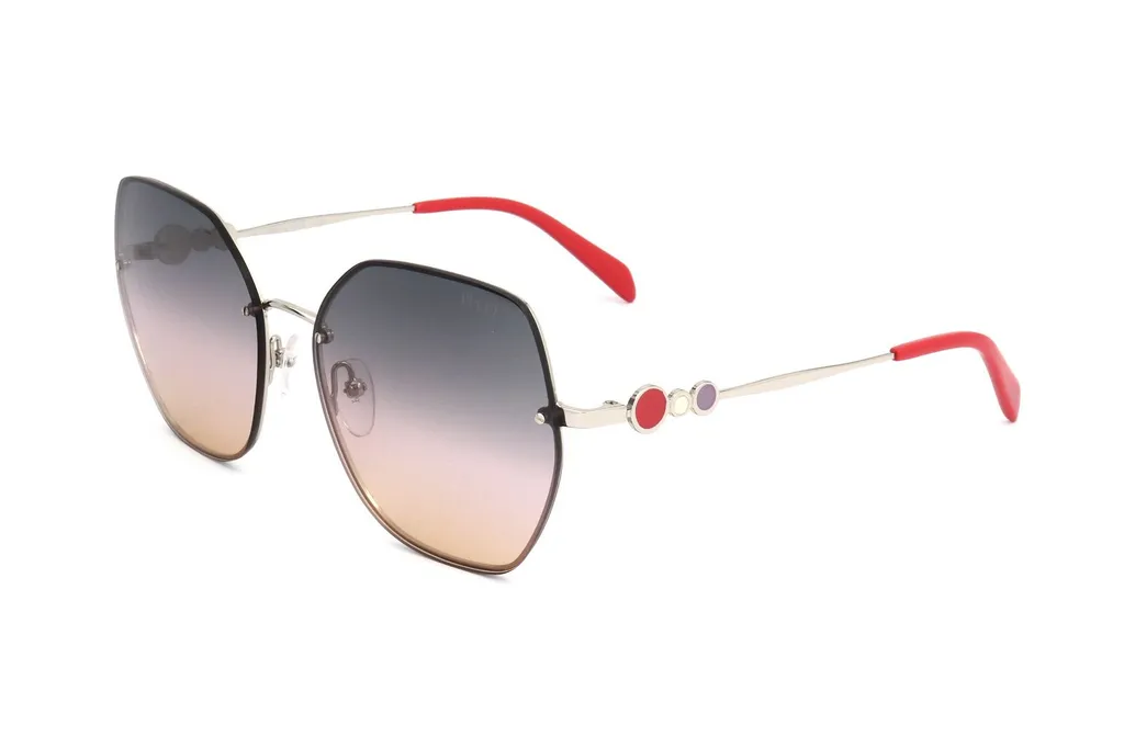 Geometric Frame Sunglasses