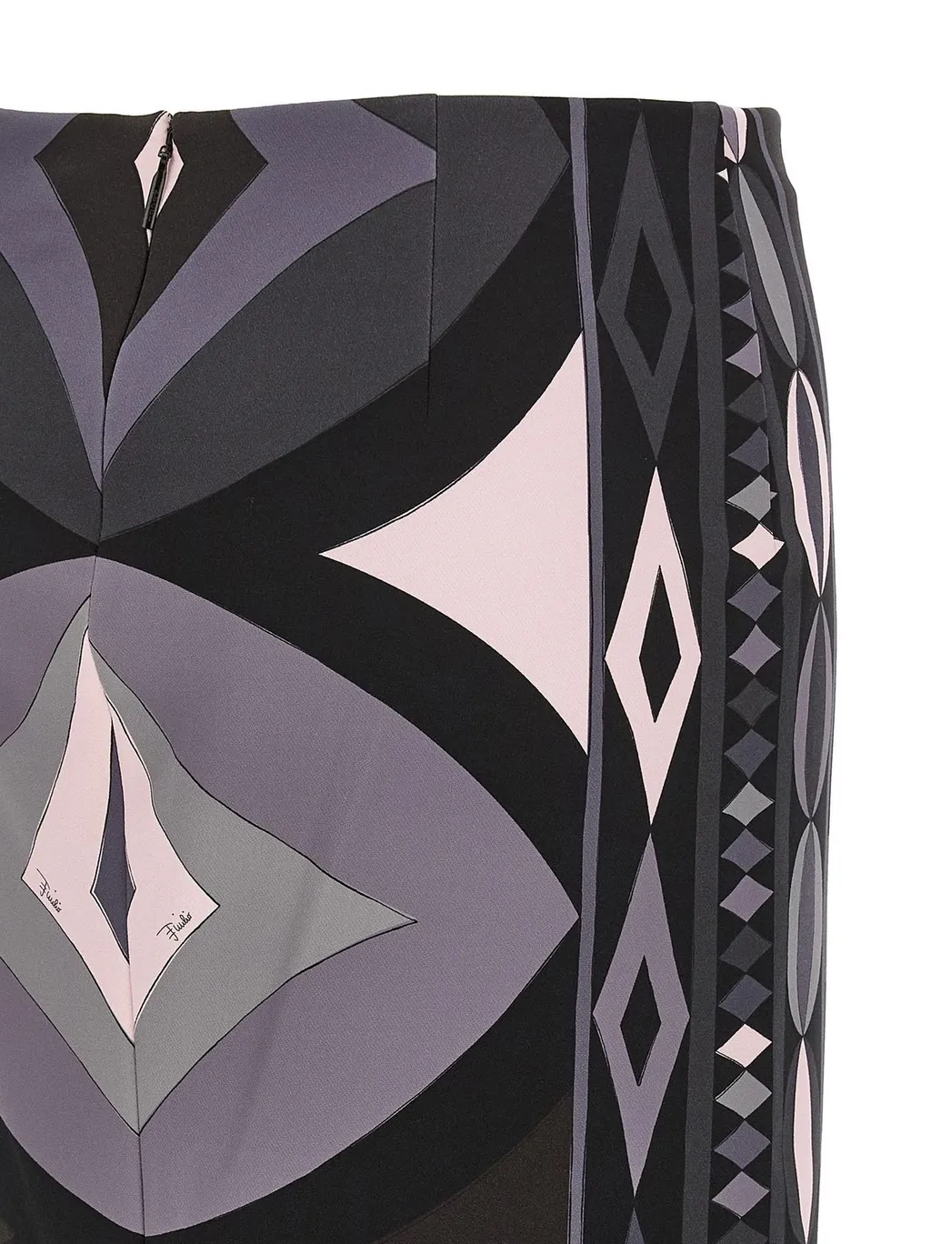 Iride Print Long Skirt