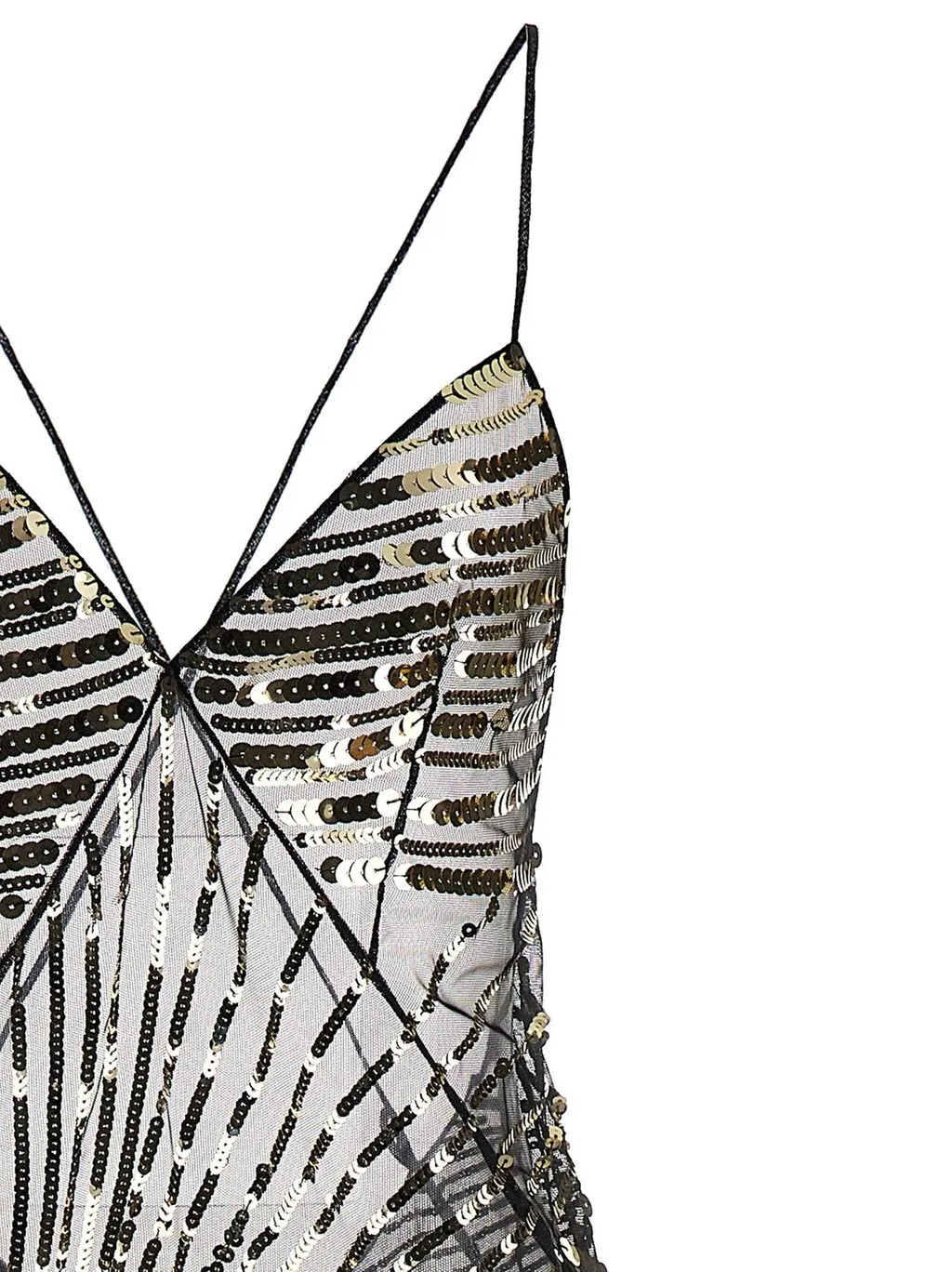 Iride Sequin-Embellished Asymmetric Maxi Dress