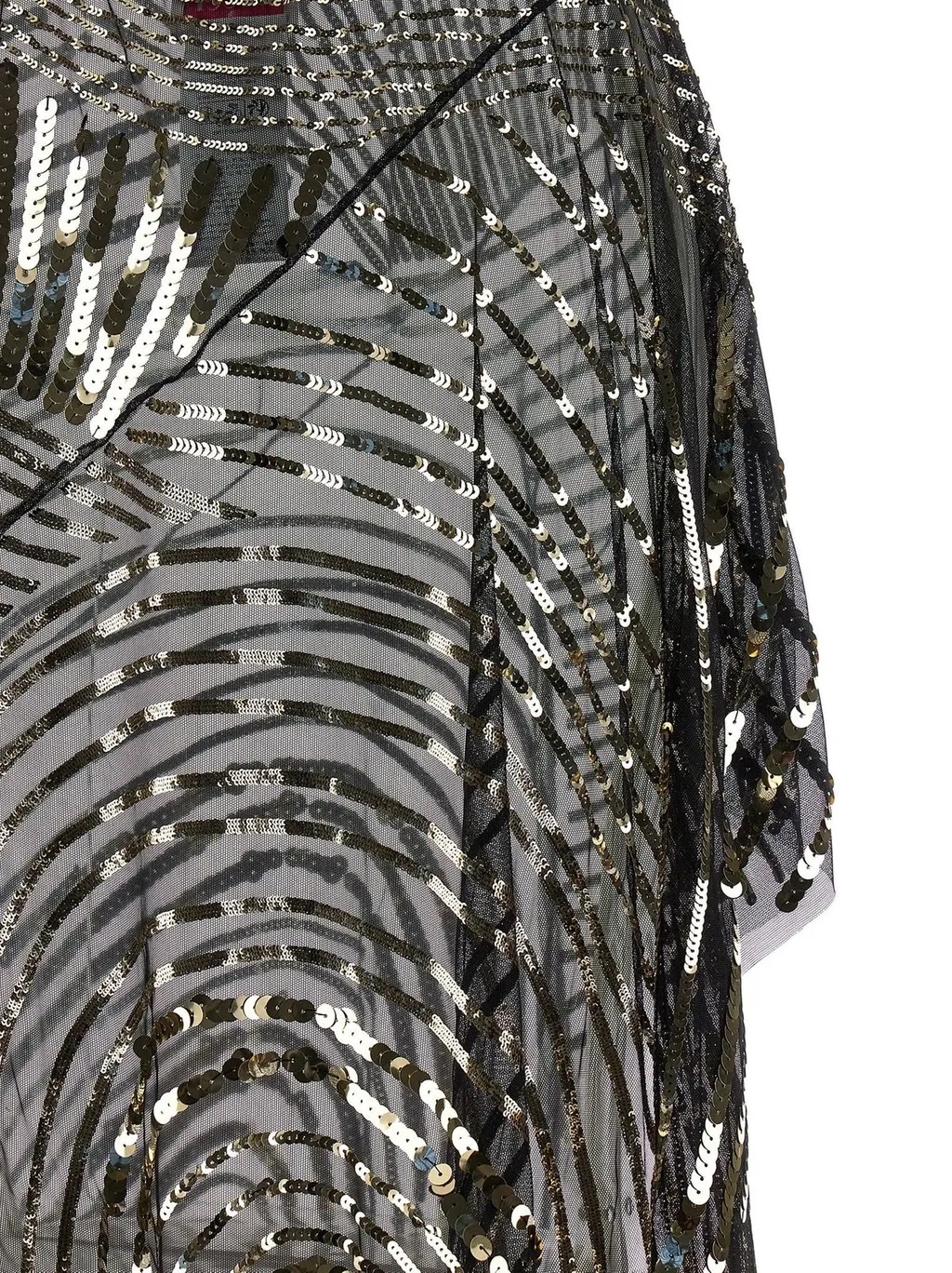 Iride Sequin-Embellished Asymmetric Maxi Dress