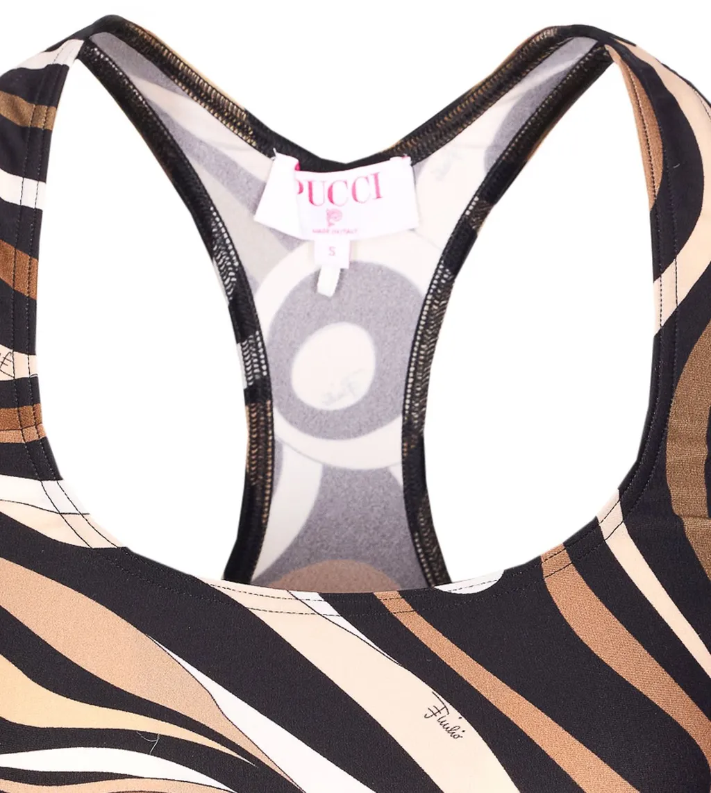 Logo Band Activewear Top
