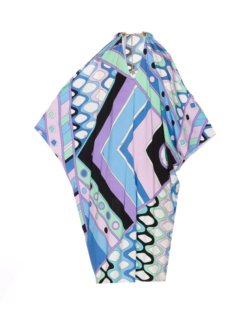 Vivara-Printed Cut-Out Detailed Dress