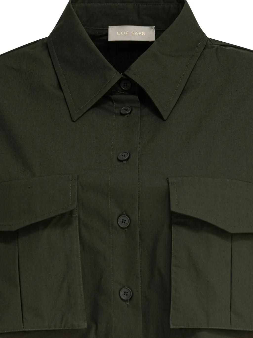 Short-Sleeved Poplin Shirt