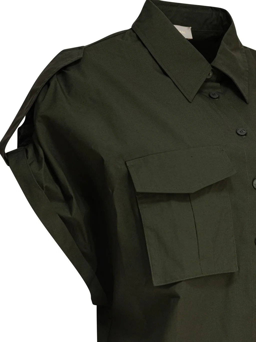 Short-Sleeved Poplin Shirt