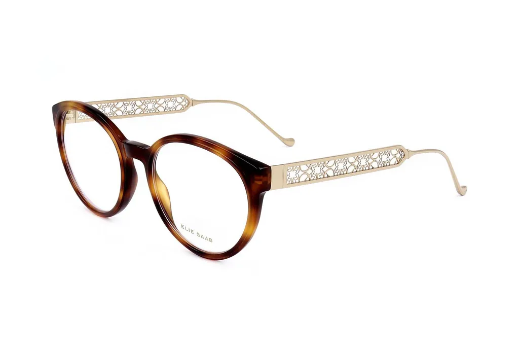 Elie Saab Round Frame Glasses