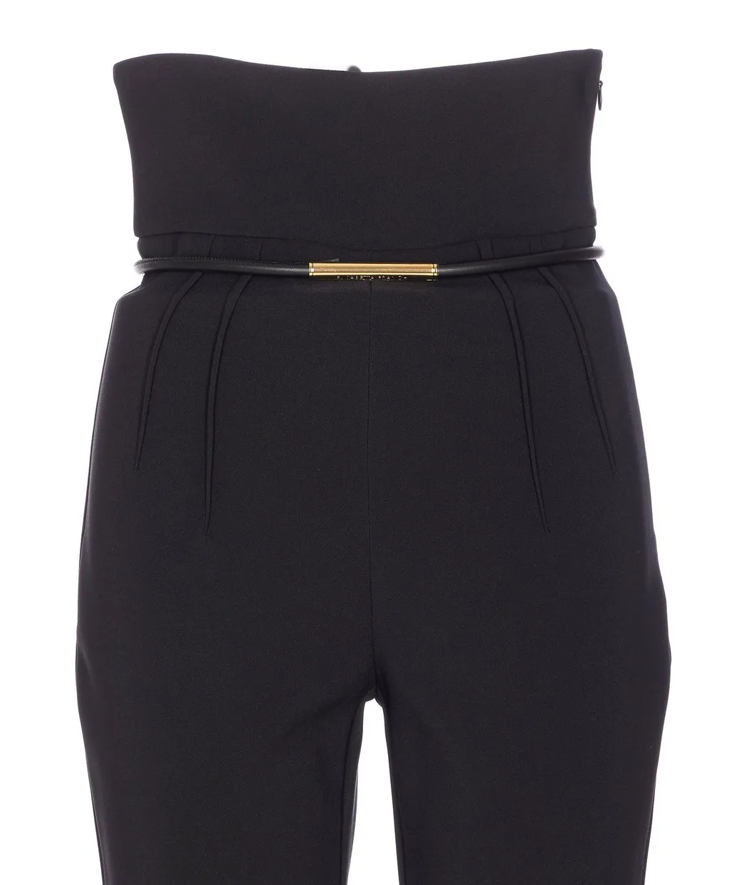 Belt Detailed Slim Fit Trousers