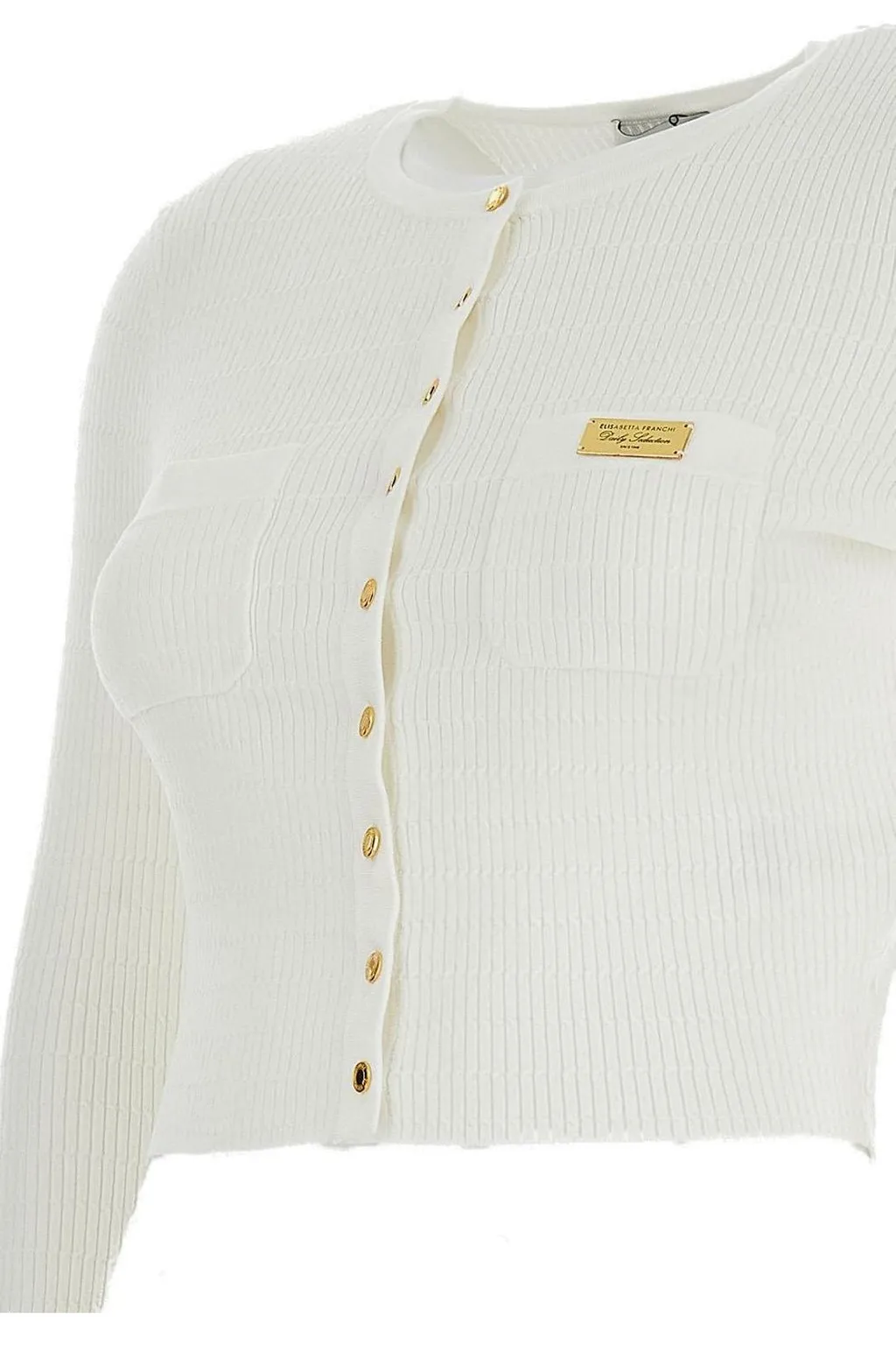 Micro-Braided Knit Cardigan