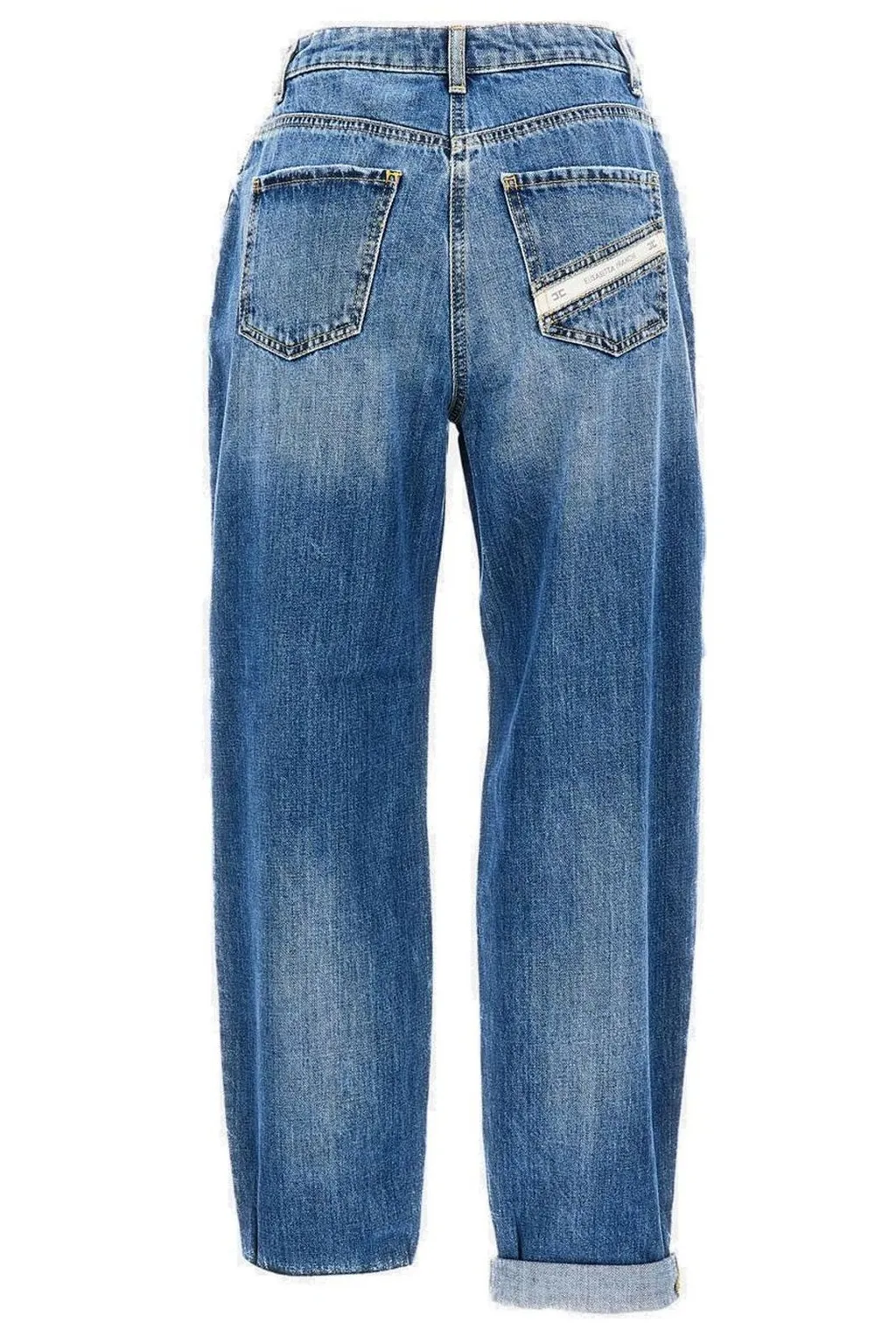 Embellished Padlock Balloon Jeans