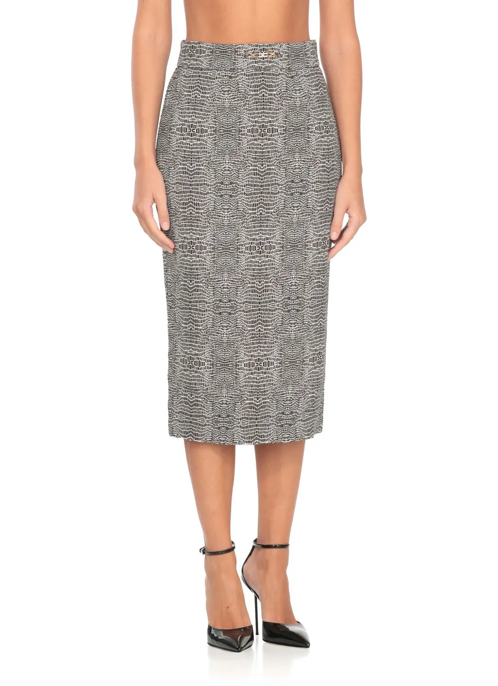 Slim Fit Midi Pencil Skirt