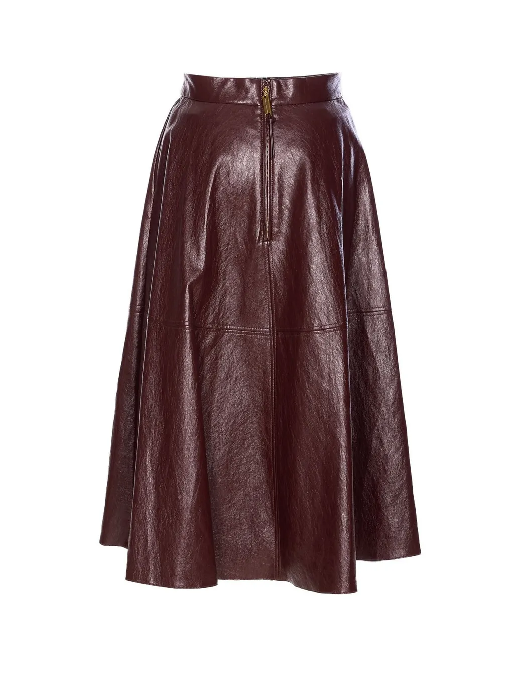 Logo-Plaque Midi Skirt