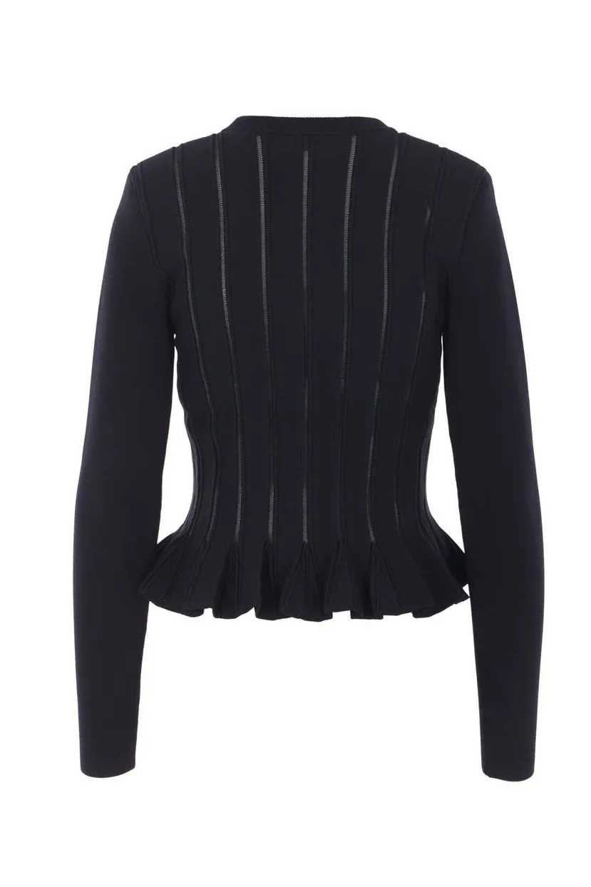 Openwork Detailed Knitted Jacket