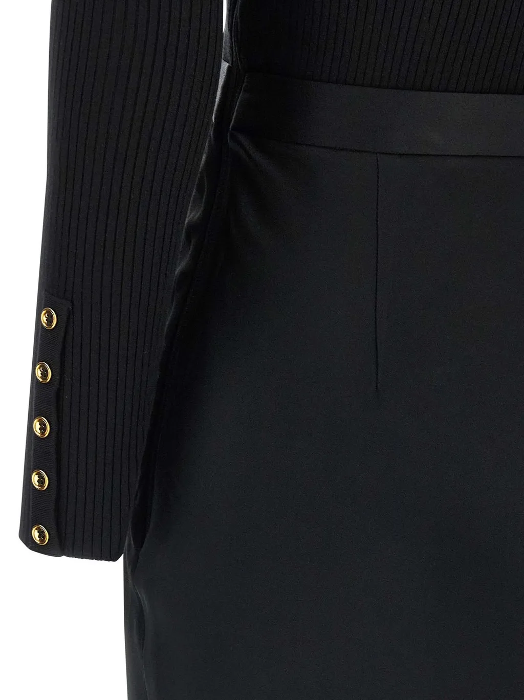 Turtleneck Long-Sleeved Dress