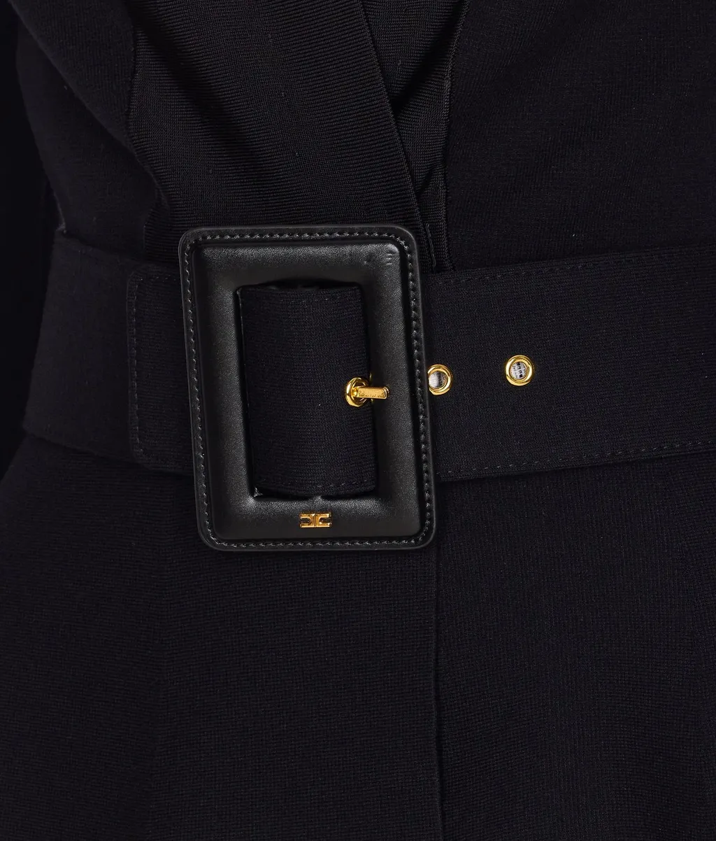 Belt Knit Jacket