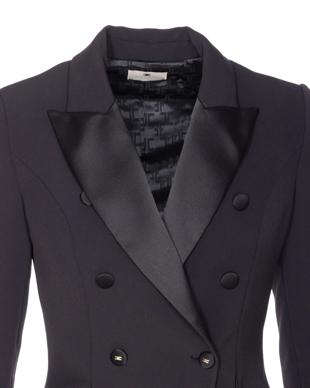 Tuxedo Detailed Coat Dress
