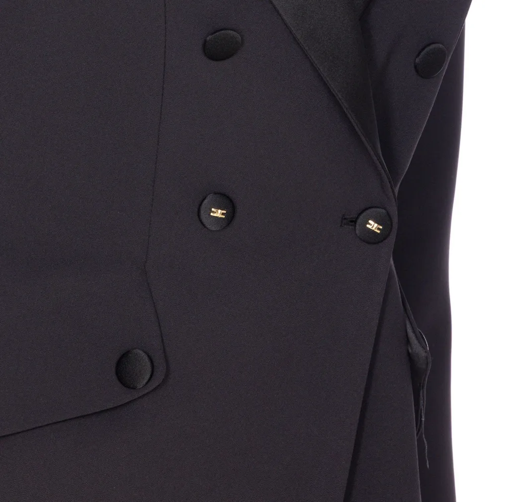Tuxedo Detailed Coat Dress