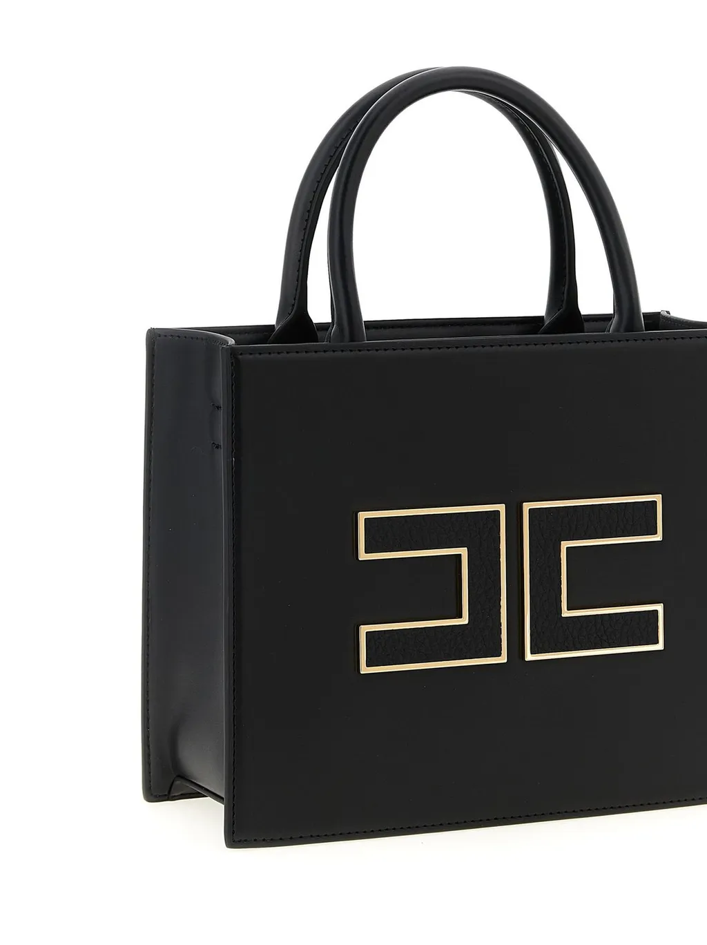 Logo Embellished Small Tote Bag