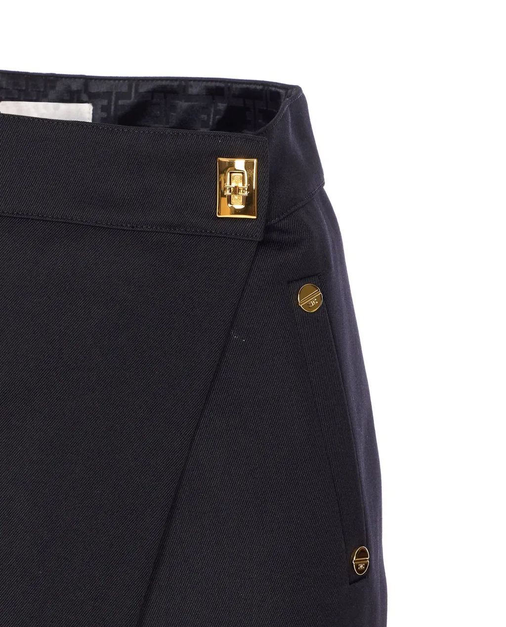 High-Waist Asymmetrical Skirt