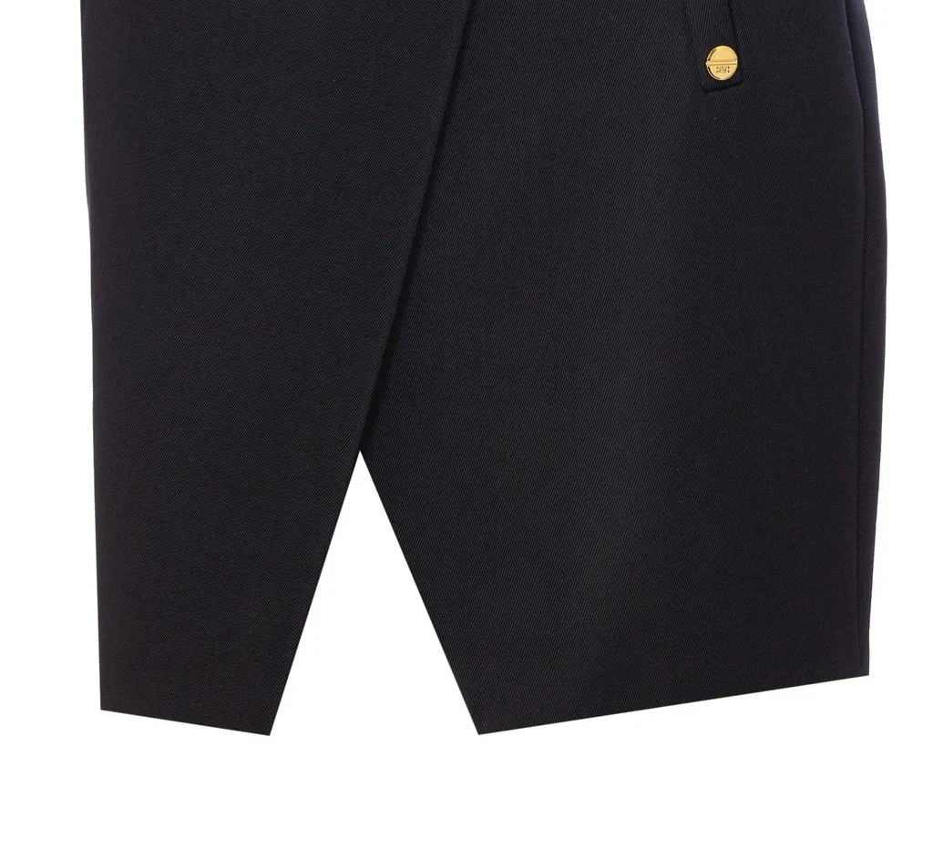 High-Waist Asymmetrical Skirt