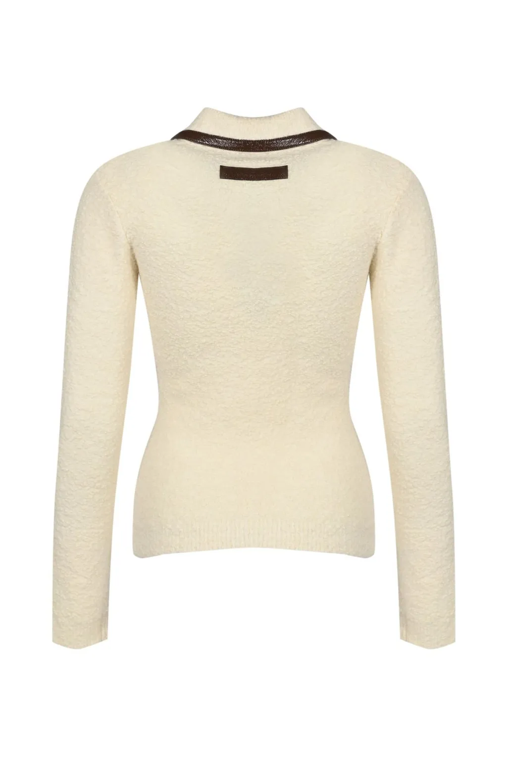 Boucle Knit Polo Shirt