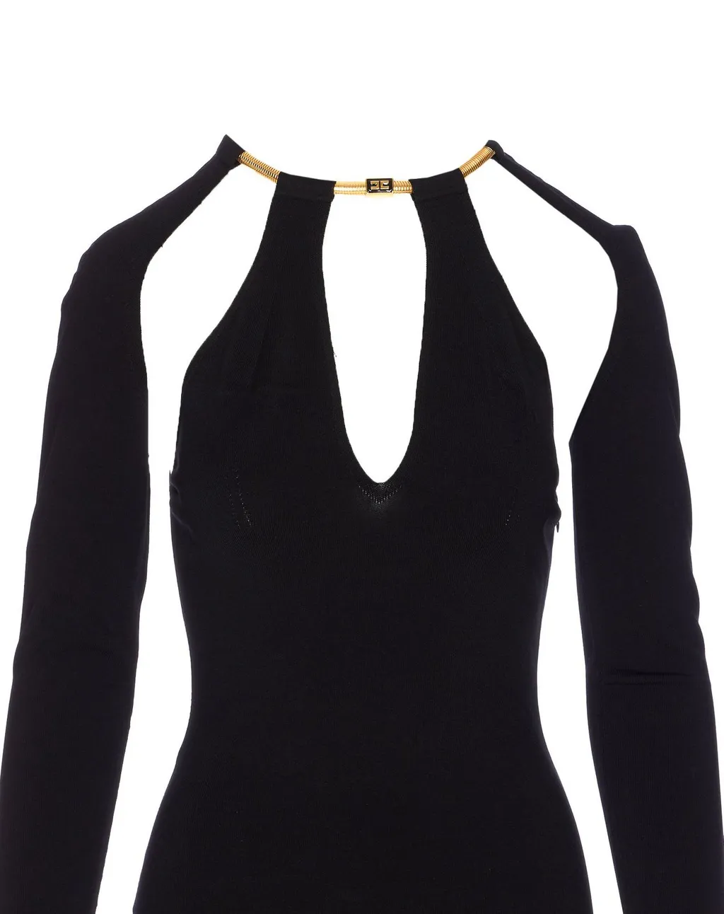 Cut Out Detailed Knitted Dress