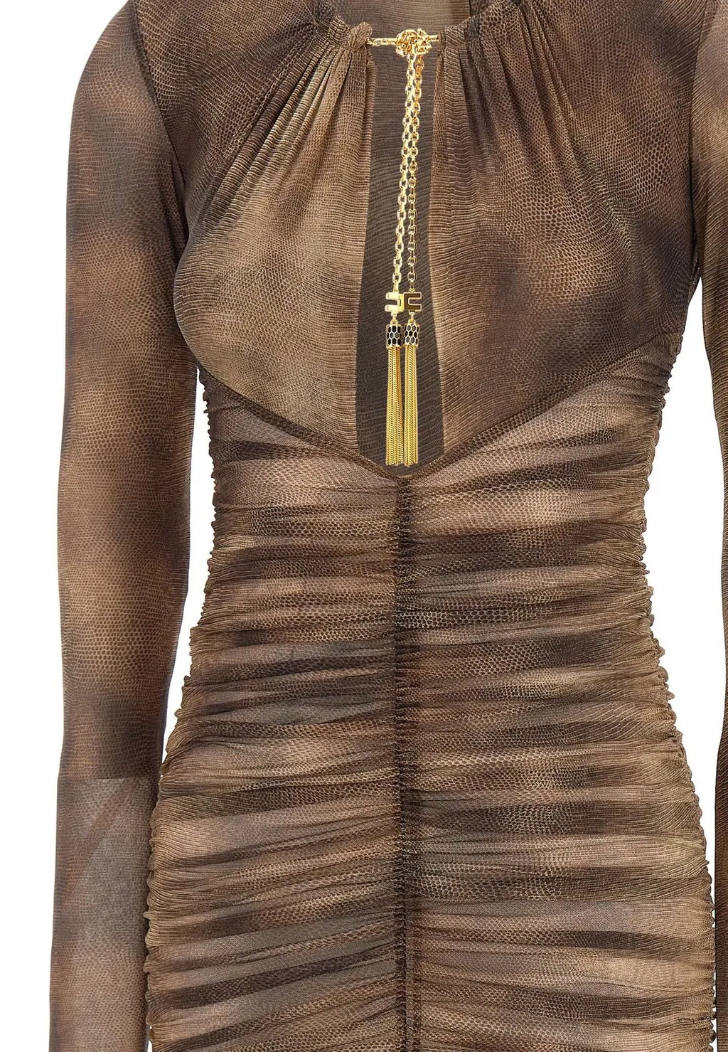 Printed Necklace Dress